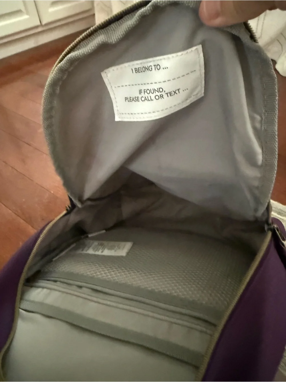 Pottery Barn Kids Purple Backpack with Matching Lunch Bag